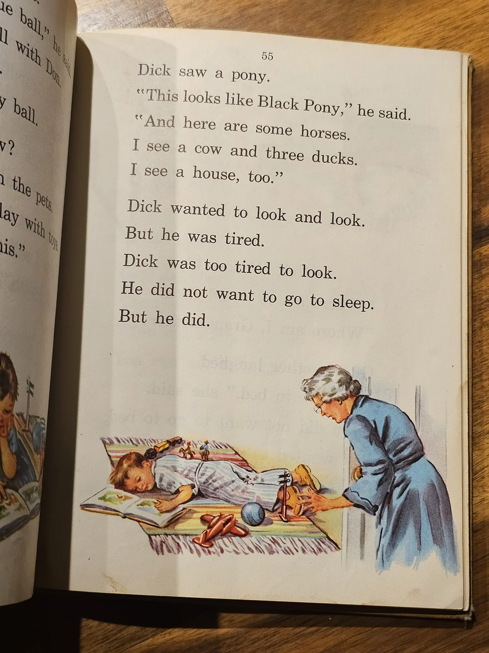 Good Times with Our Friends 1950s Vintage Yellow Hardcover Dick And Jane Book - Picture 5 of 7